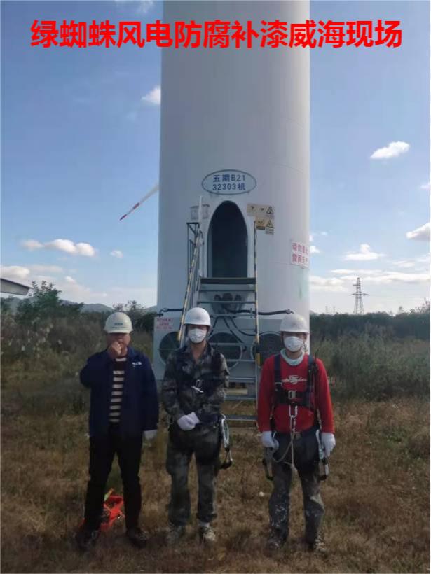 風電防腐補漆維護現場